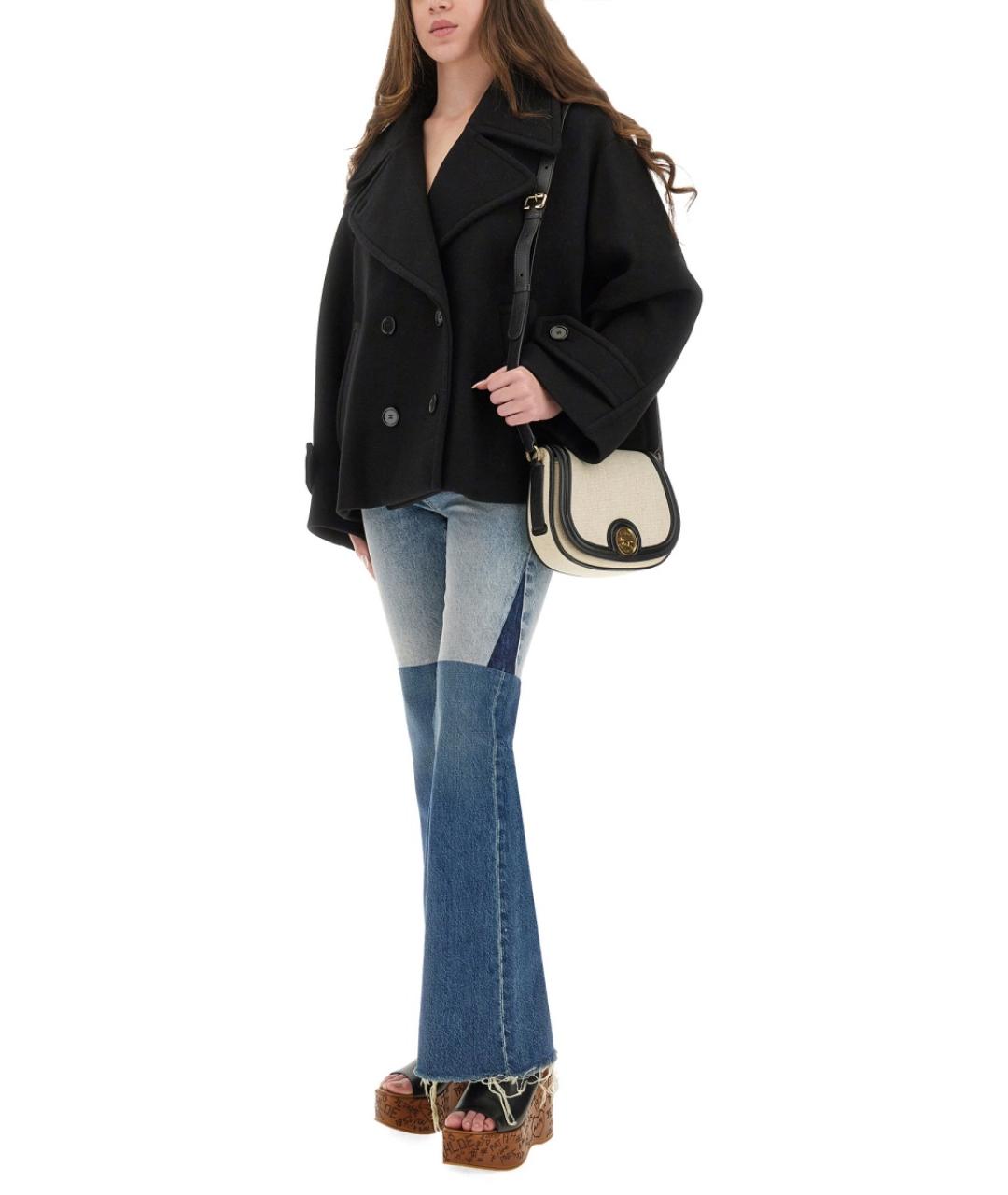 CHLOE Черное шерстяное пальто, фото 3