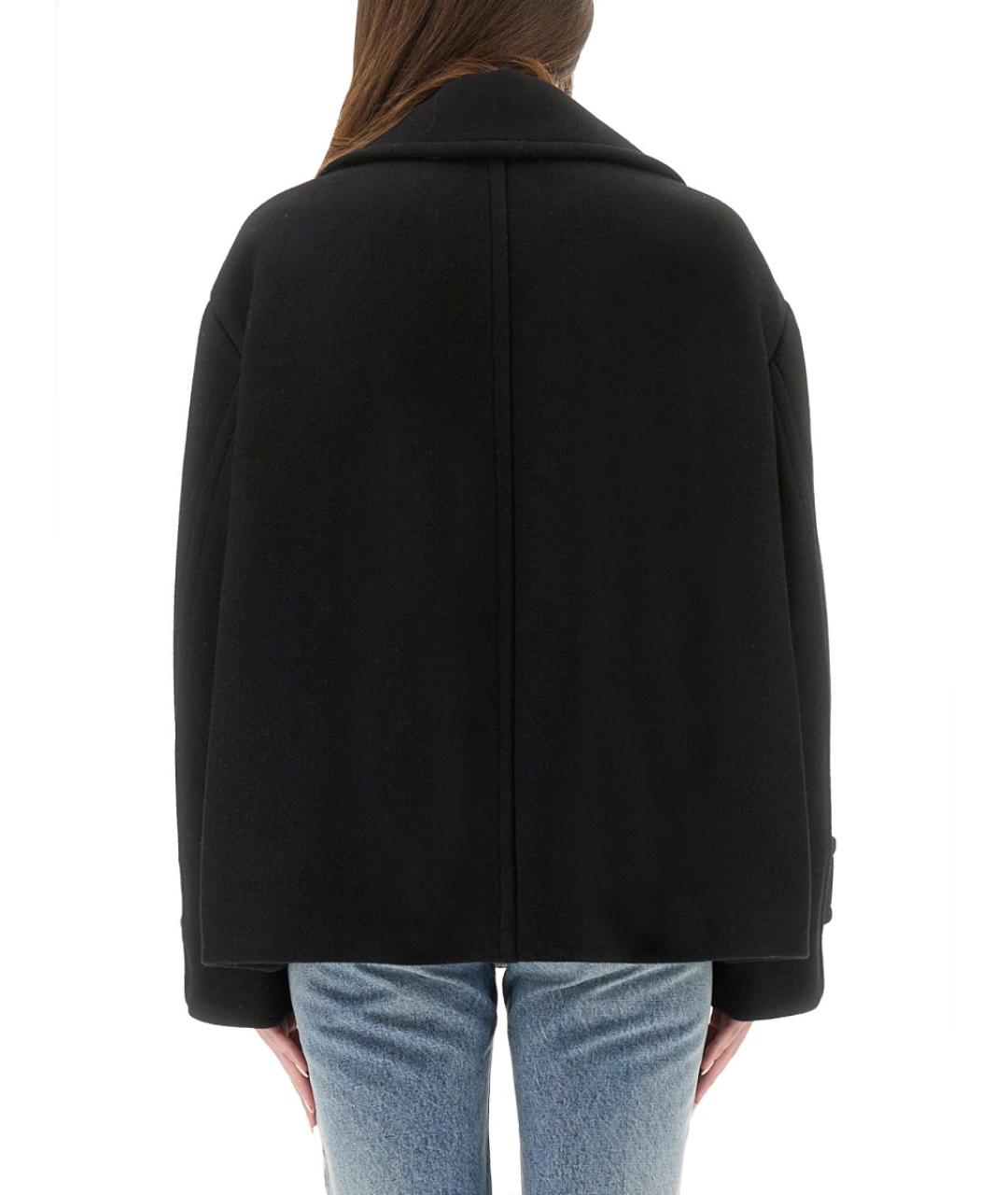 CHLOE Черное шерстяное пальто, фото 4