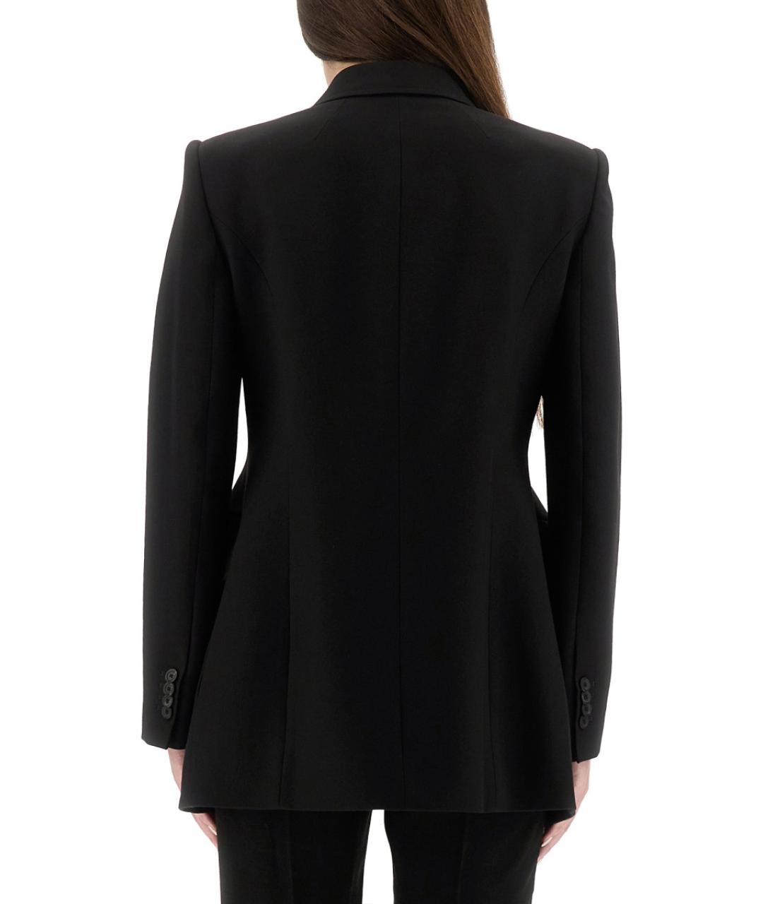 BALENCIAGA Черный шерстяной жакет/пиджак, фото 5