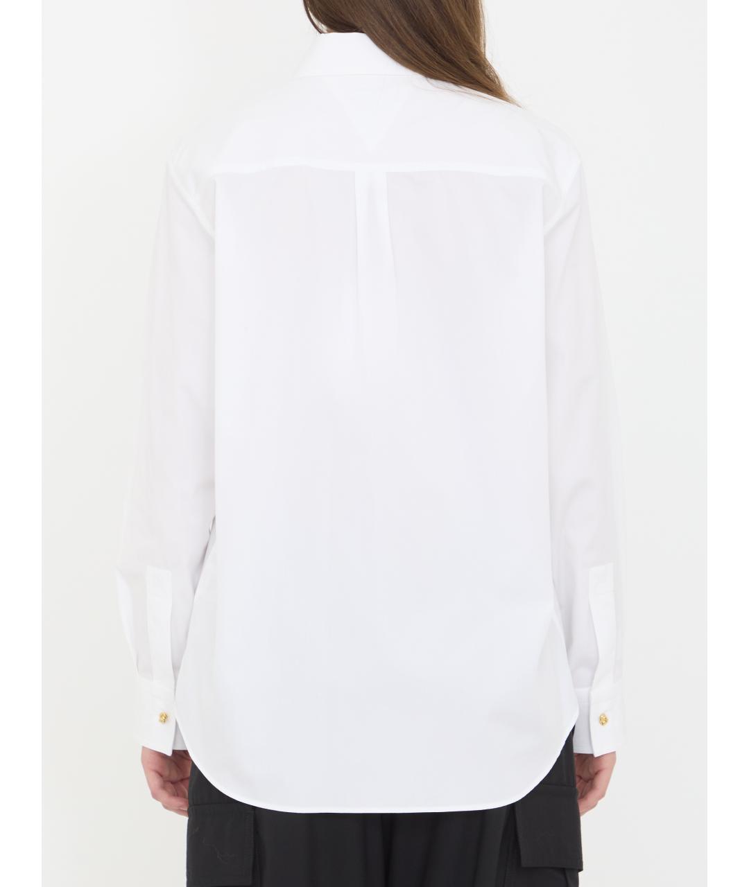 BOTTEGA VENETA Белая хлопковая рубашка, фото 4
