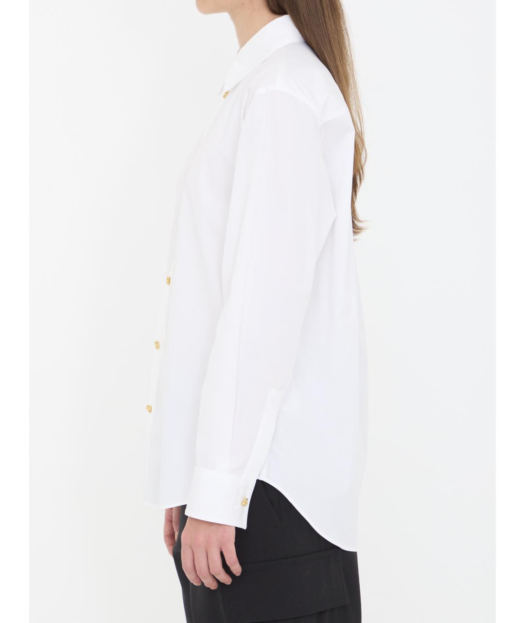 BOTTEGA VENETA Белая хлопковая рубашка, фото 3