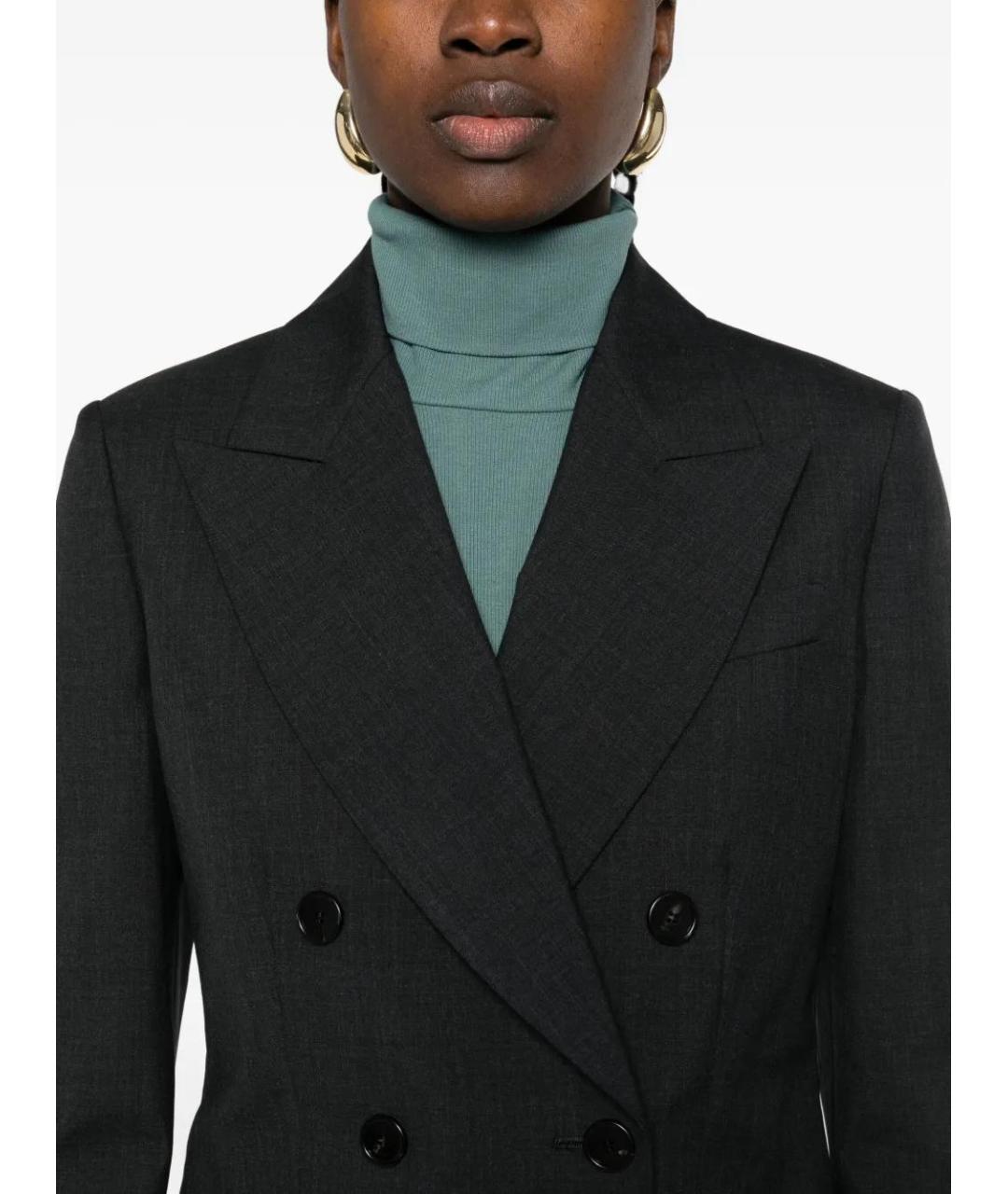 GUCCI Антрацитовая шерстяная куртка, фото 5