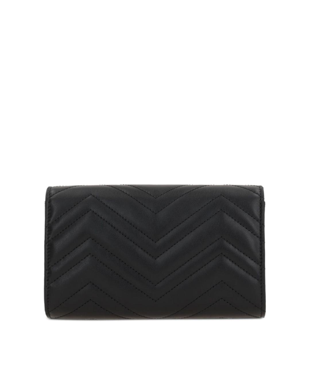 GUCCI Черная кожаная сумка через плечо, фото 5