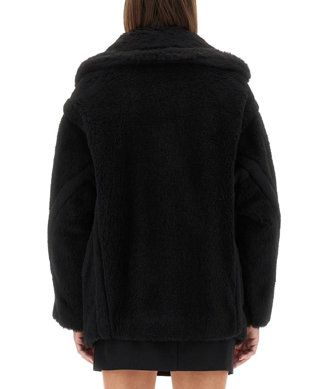 MAX MARA Черное шерстяное пальто, фото 4