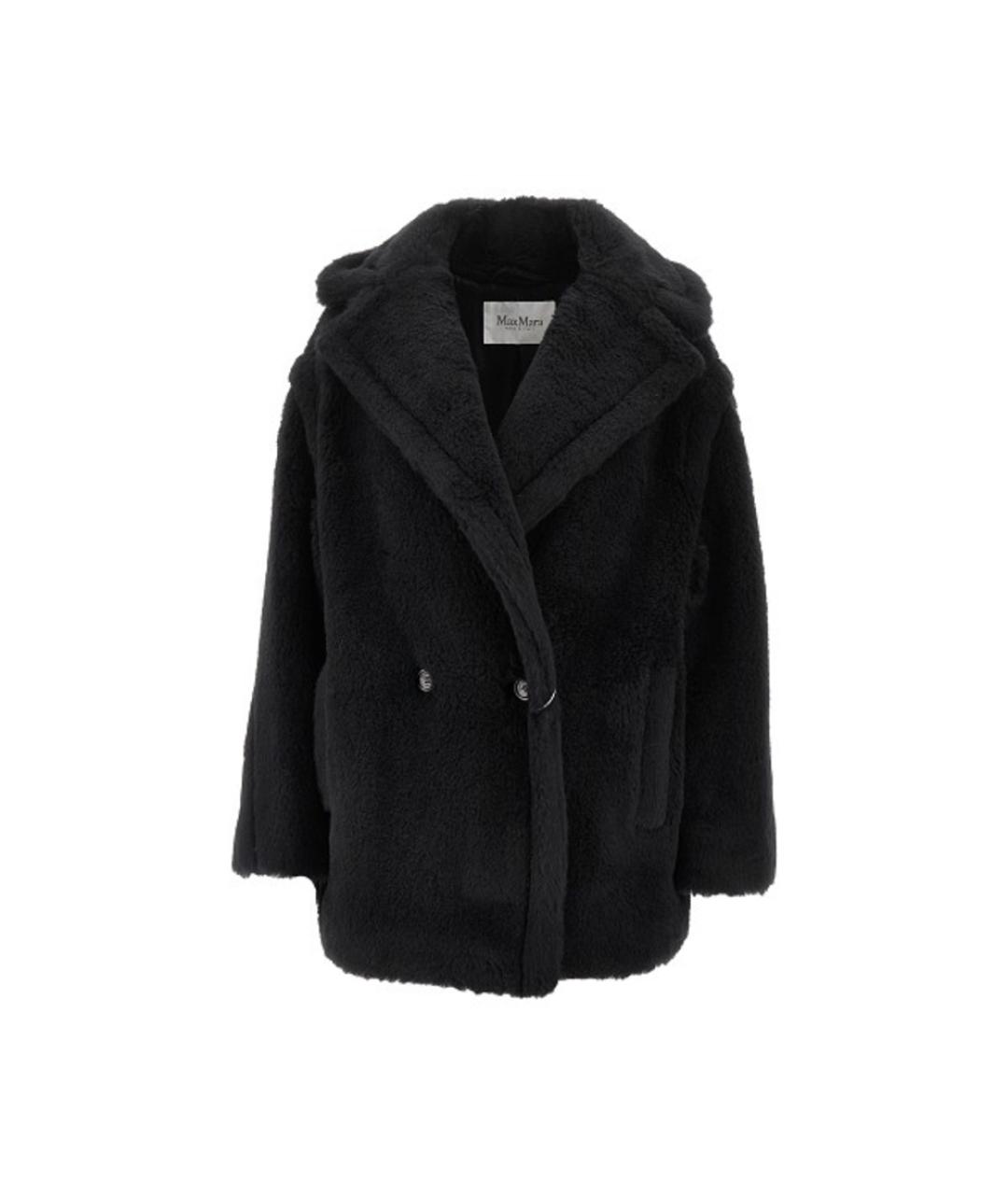 MAX MARA Черное шерстяное пальто, фото 1