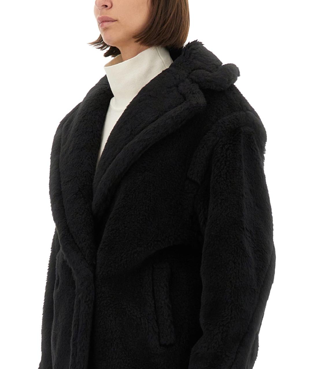 MAX MARA Черное шерстяное пальто, фото 5