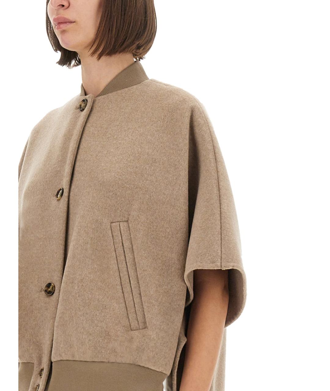 MAX MARA Бежевый кашемировый жилет, фото 5