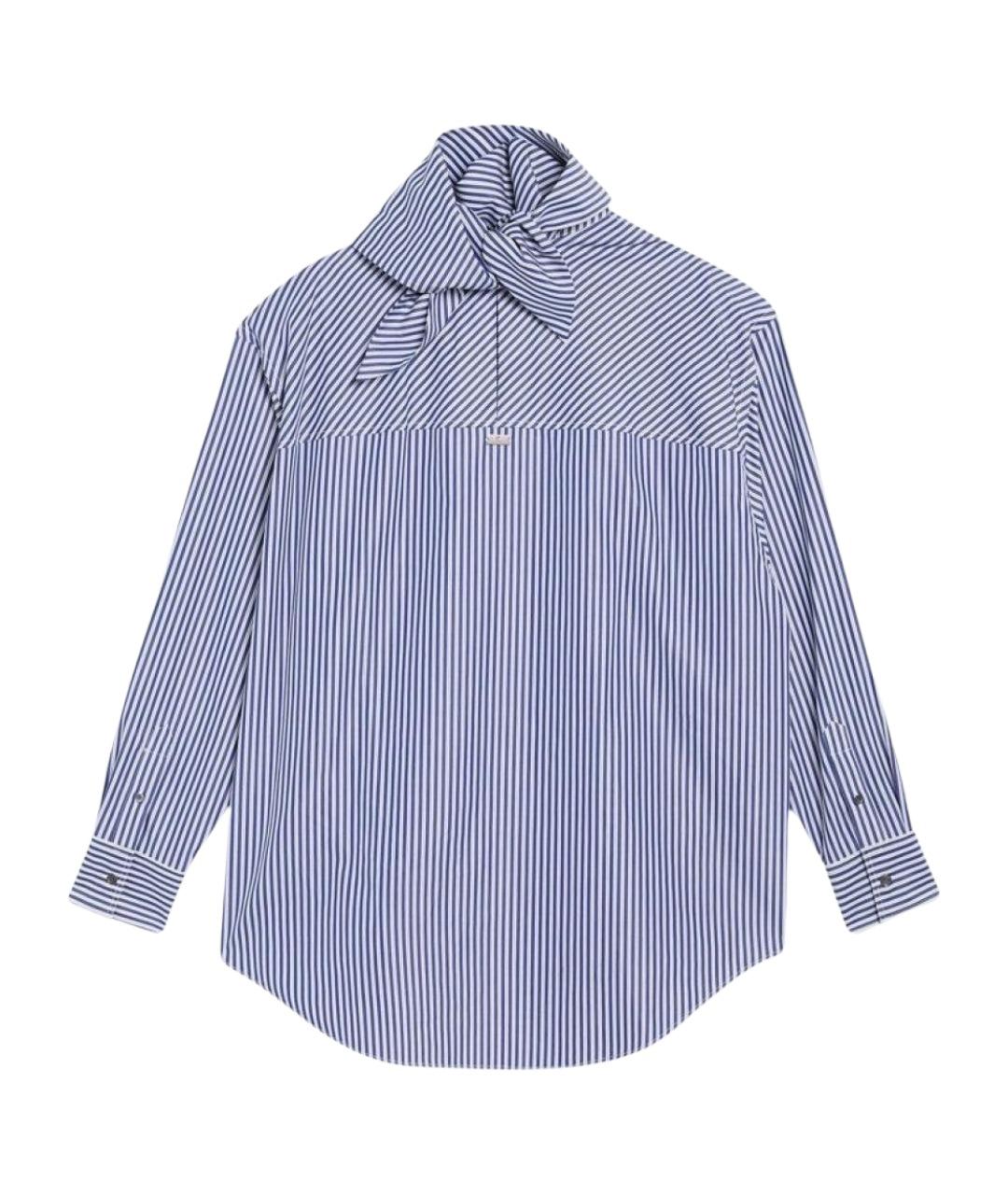 Ami Paris Синяя хлопковая блузы, фото 2