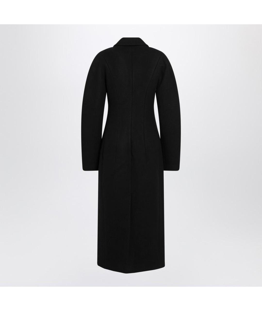 JACQUEMUS Черное шерстяное пальто, фото 2