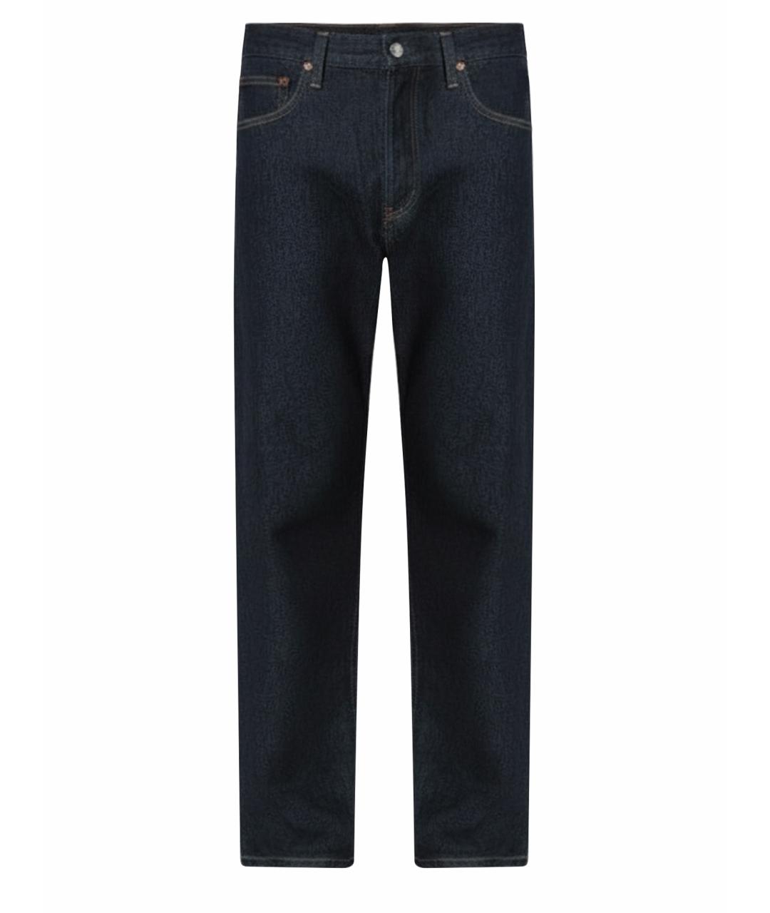 AGOLDE Темно-синие хлопковые прямые джинсы, фото 1