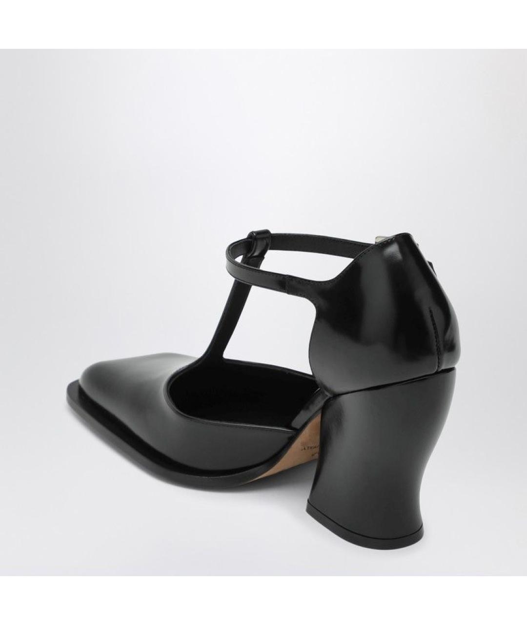 LOEWE Черные кожаные туфли, фото 3