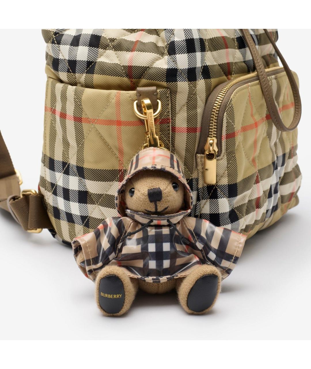 BURBERRY Бежевый брелок, фото 3