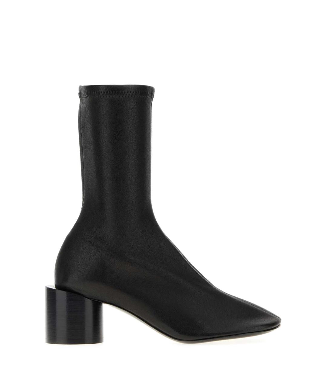 JIL SANDER Черные кожаные сапоги, фото 1