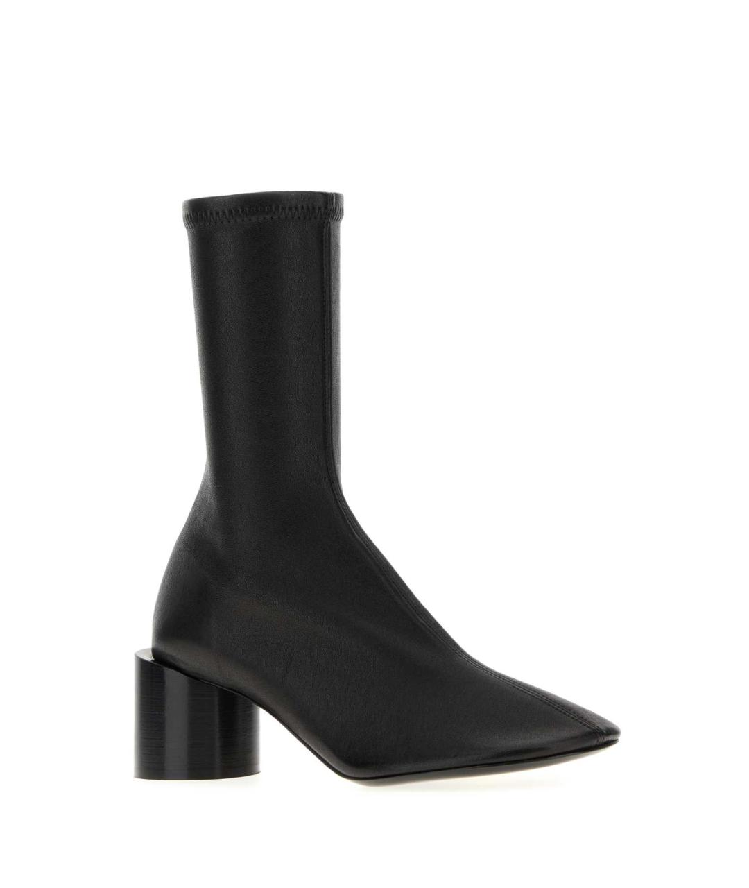JIL SANDER Черные кожаные сапоги, фото 2