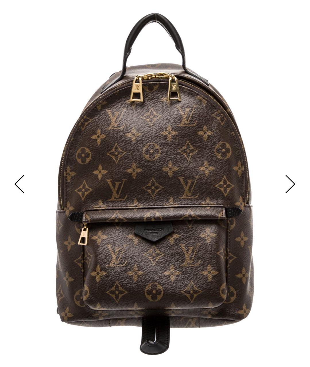 LOUIS VUITTON Коричневый кожаный рюкзак, фото 1