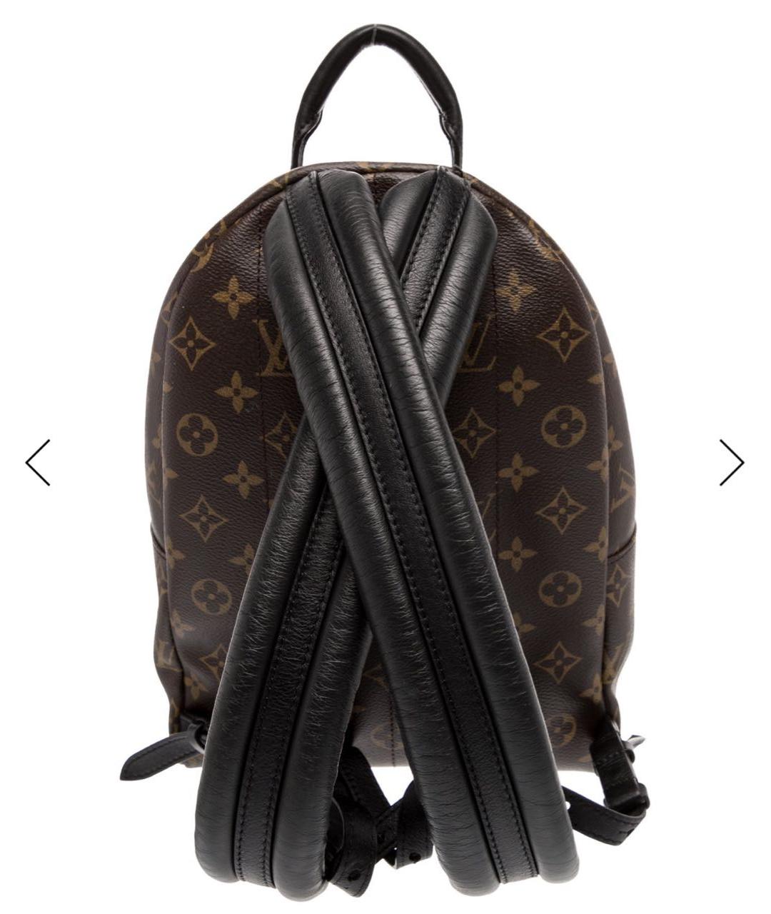 LOUIS VUITTON Коричневый кожаный рюкзак, фото 3