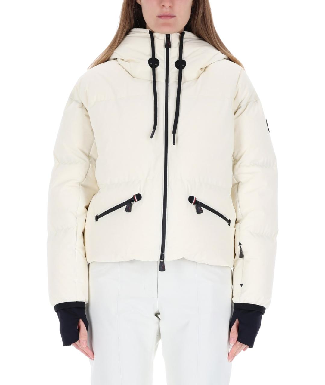 MONCLER GRENOBLE Белая полиамидовая куртка, фото 2