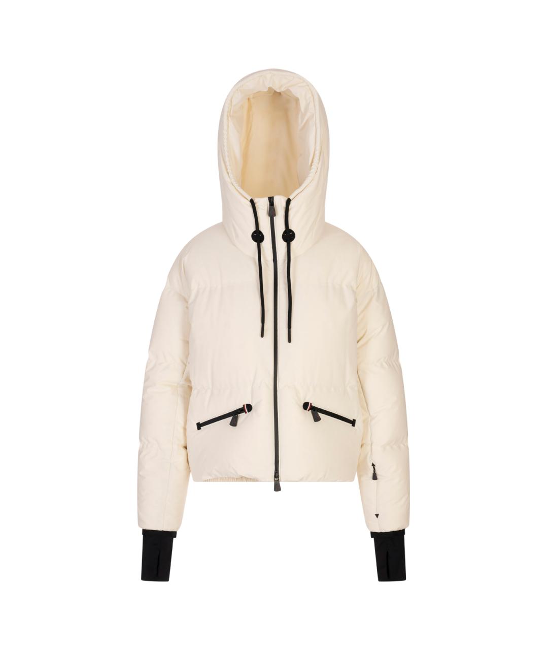 MONCLER GRENOBLE Белая полиамидовая куртка, фото 1