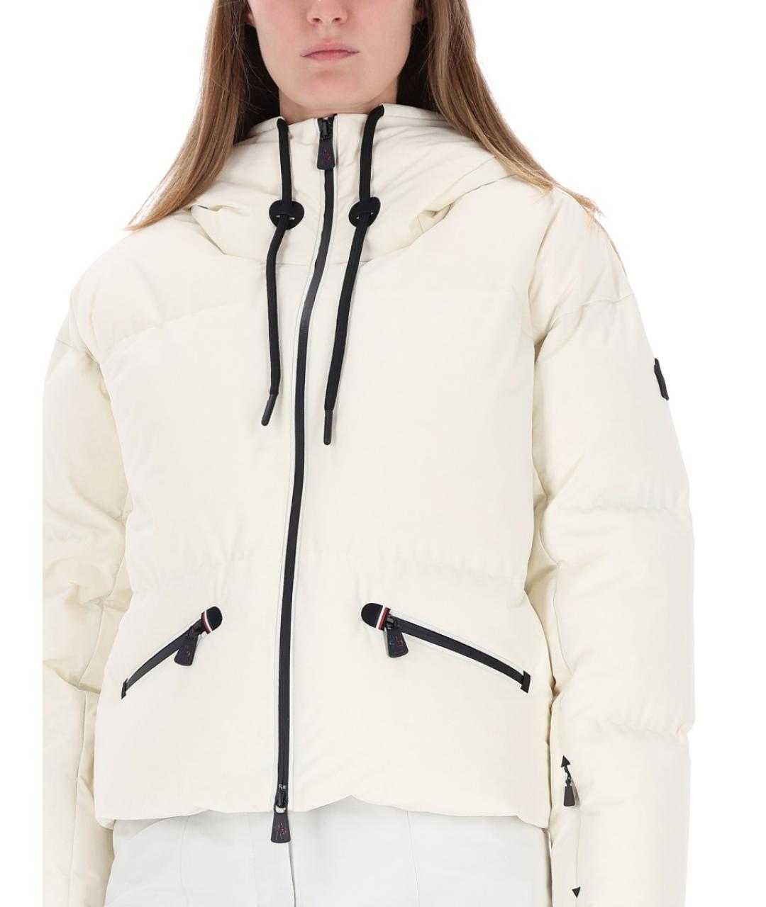 MONCLER GRENOBLE Белая полиамидовая куртка, фото 5