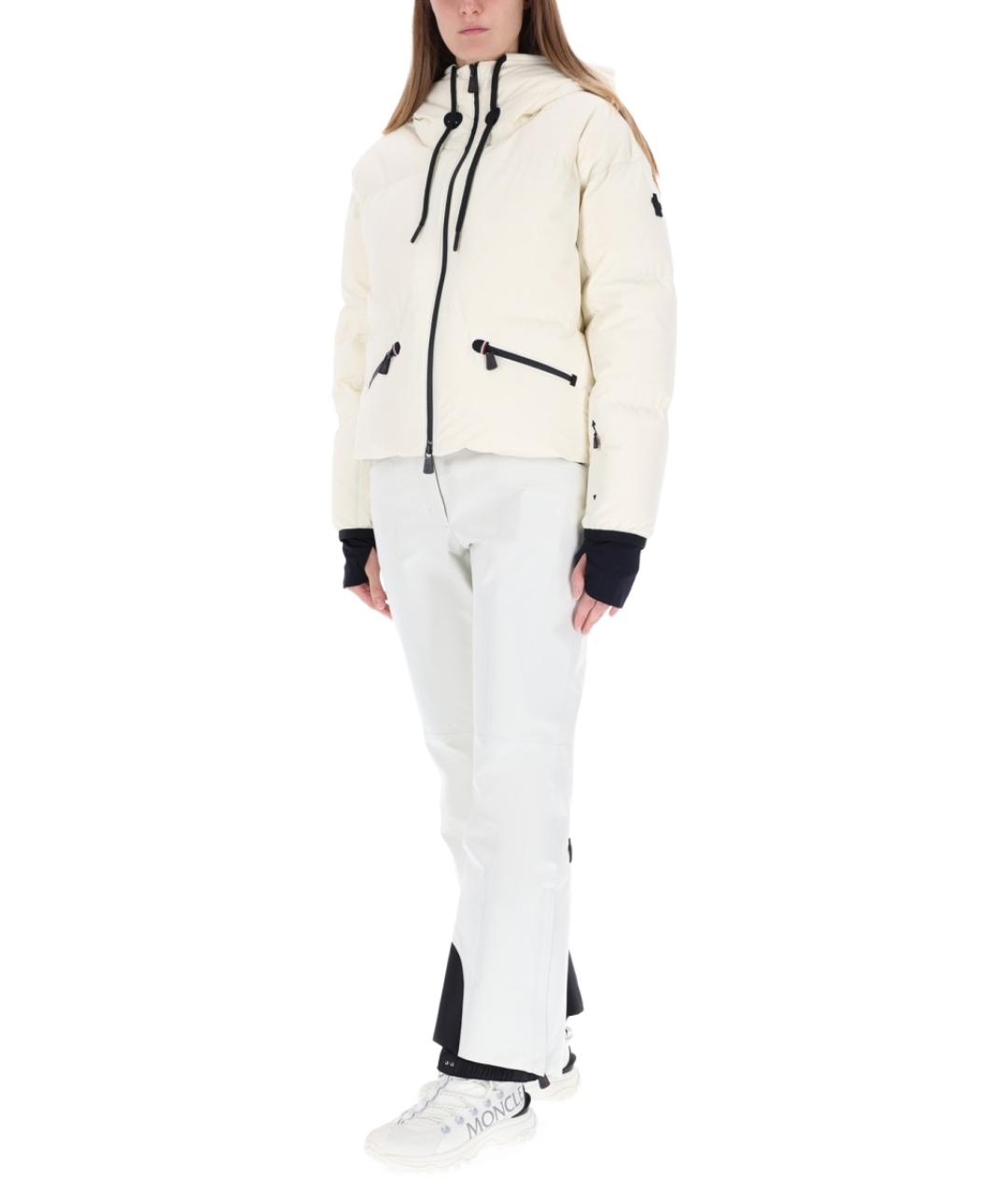 MONCLER GRENOBLE Белая полиамидовая куртка, фото 3
