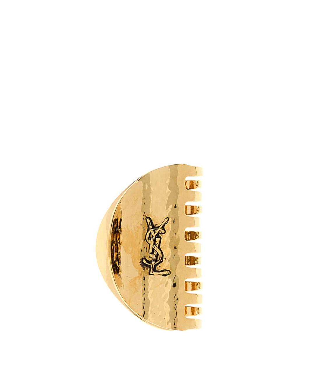 SAINT LAURENT Золотая заколка, фото 1