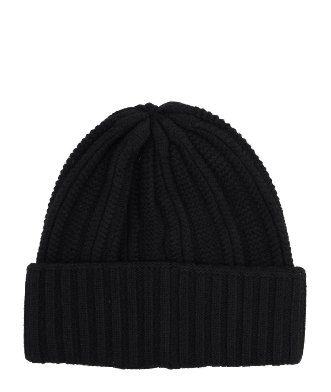 MAX MARA Черная кашемировая шапка, фото 2