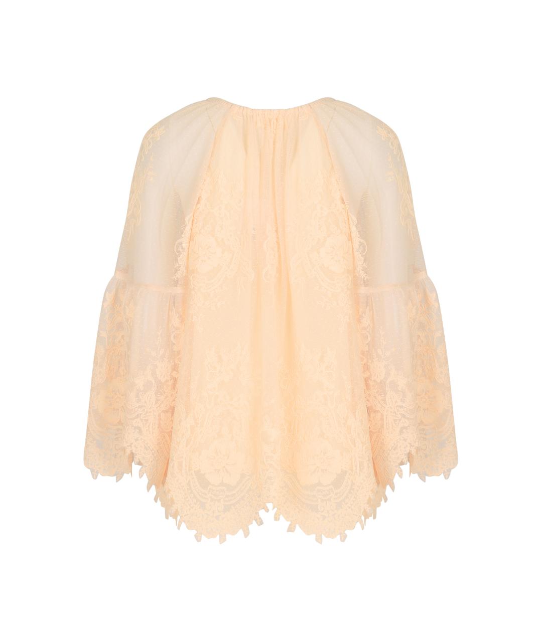 ZIMMERMANN Бежевая полиэстеровая блузы, фото 2