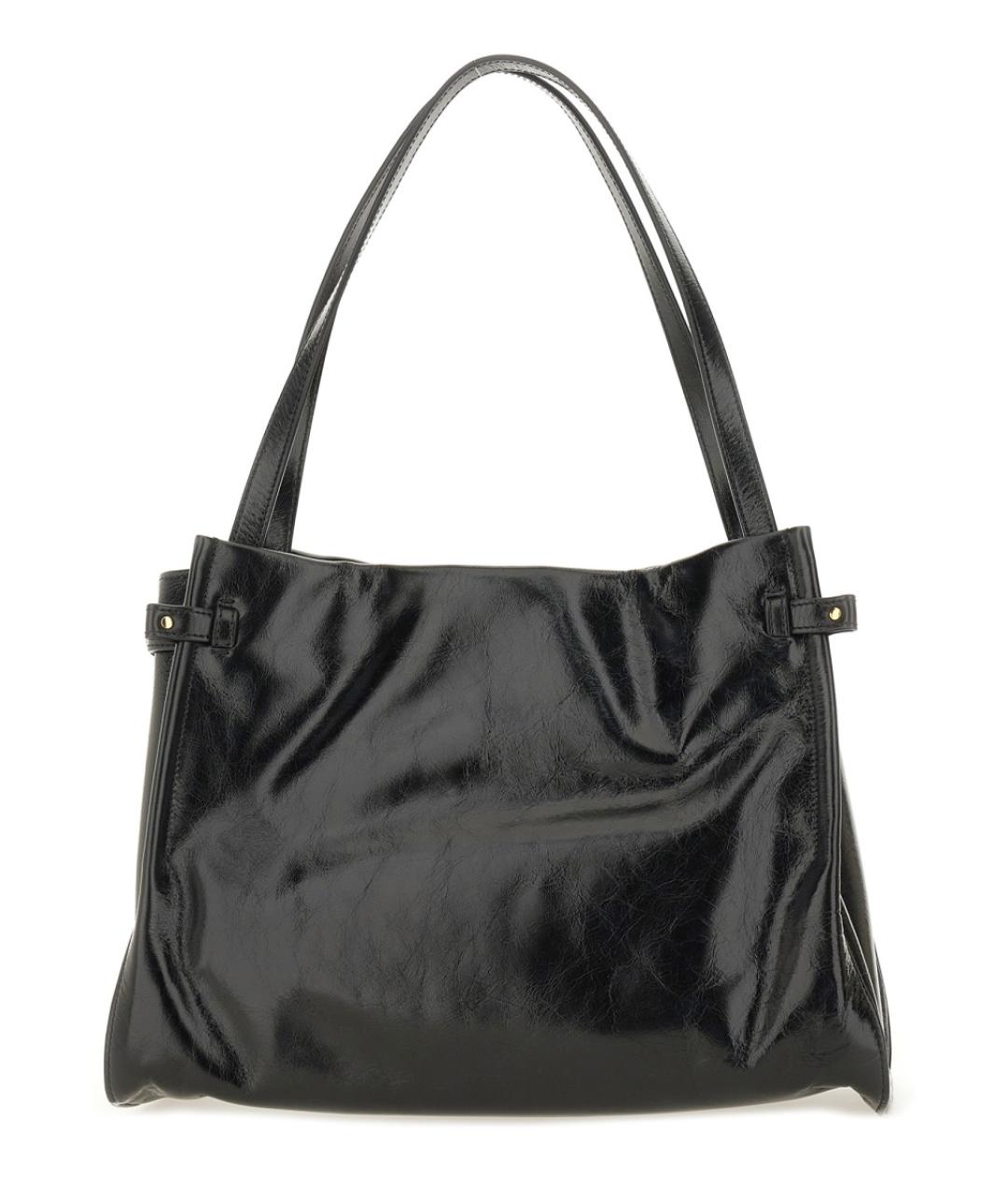 CHLOE Черная кожаная сумка через плечо, фото 2