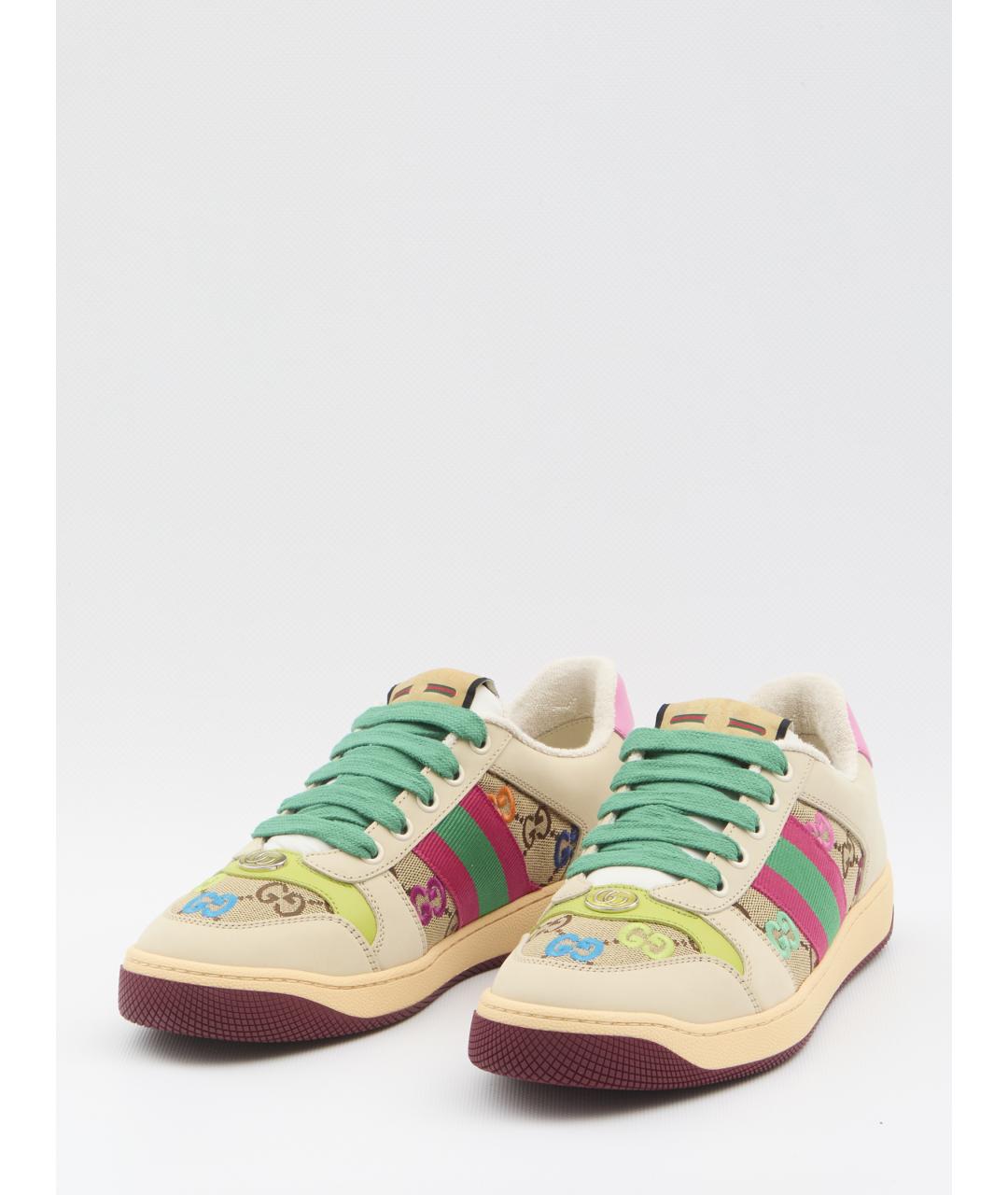 GUCCI Мульти синтетические кроссовки, фото 2