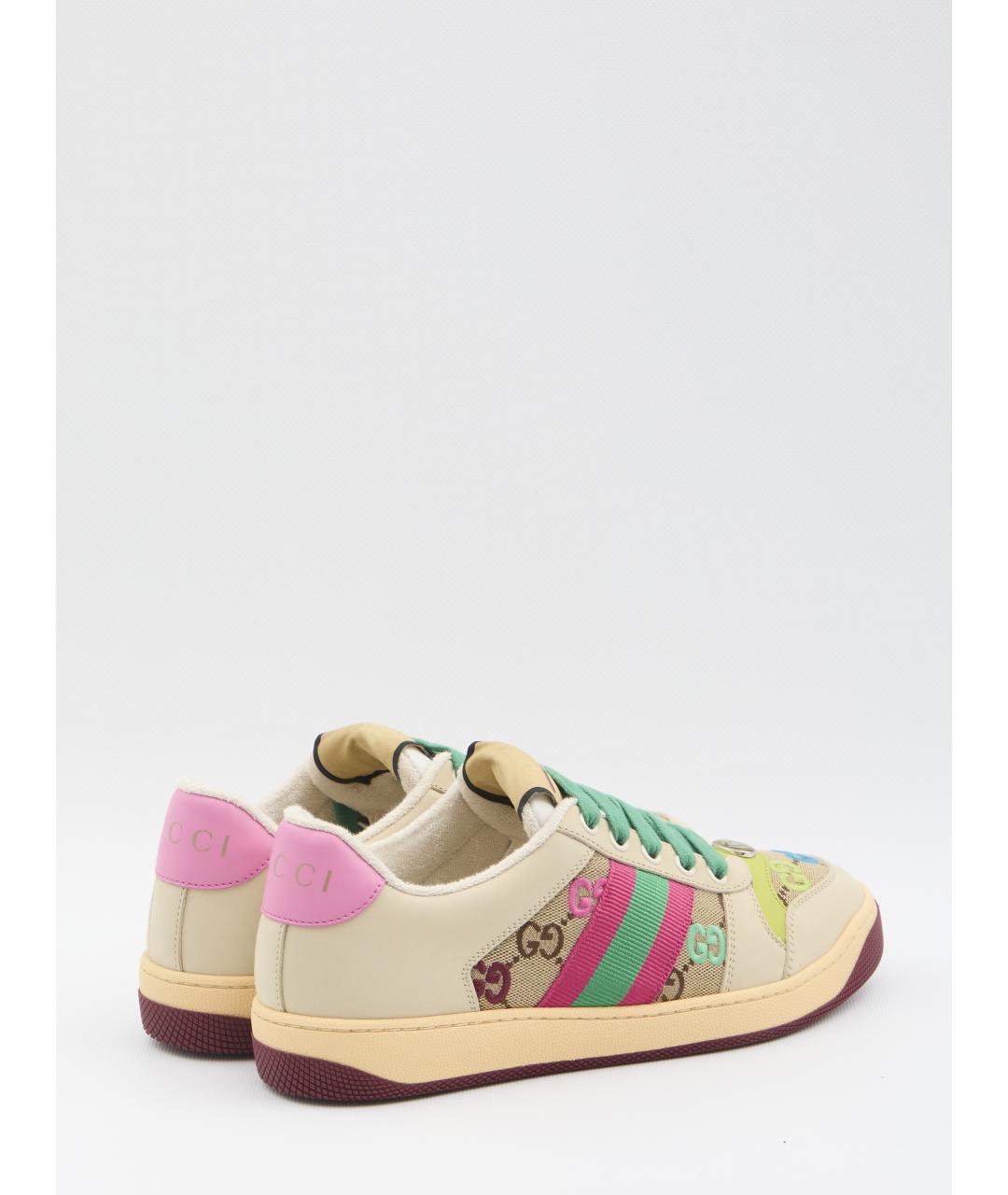 GUCCI Мульти синтетические кроссовки, фото 3