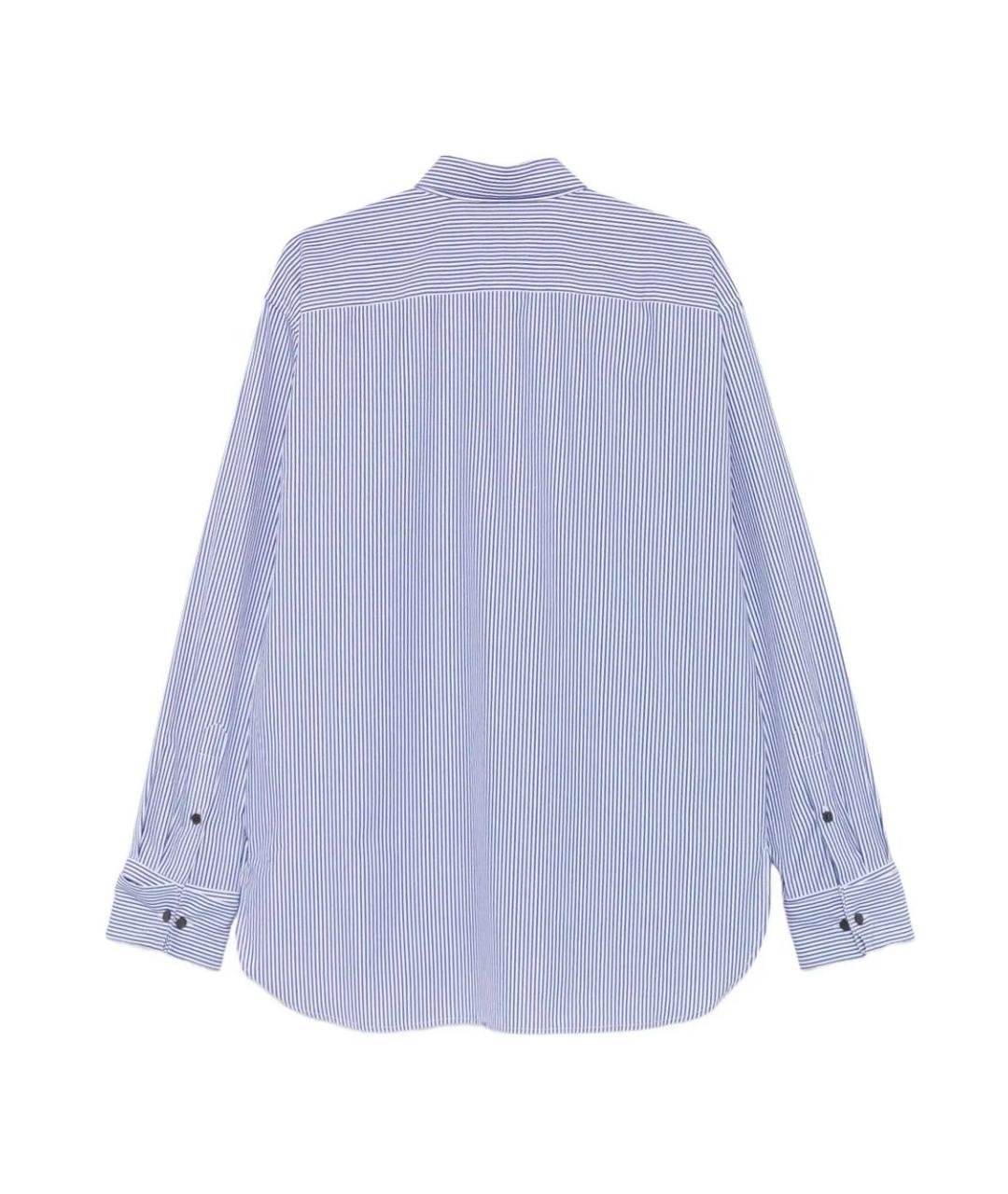 DRIES VAN NOTEN Голубая хлопковая кэжуал рубашка, фото 2