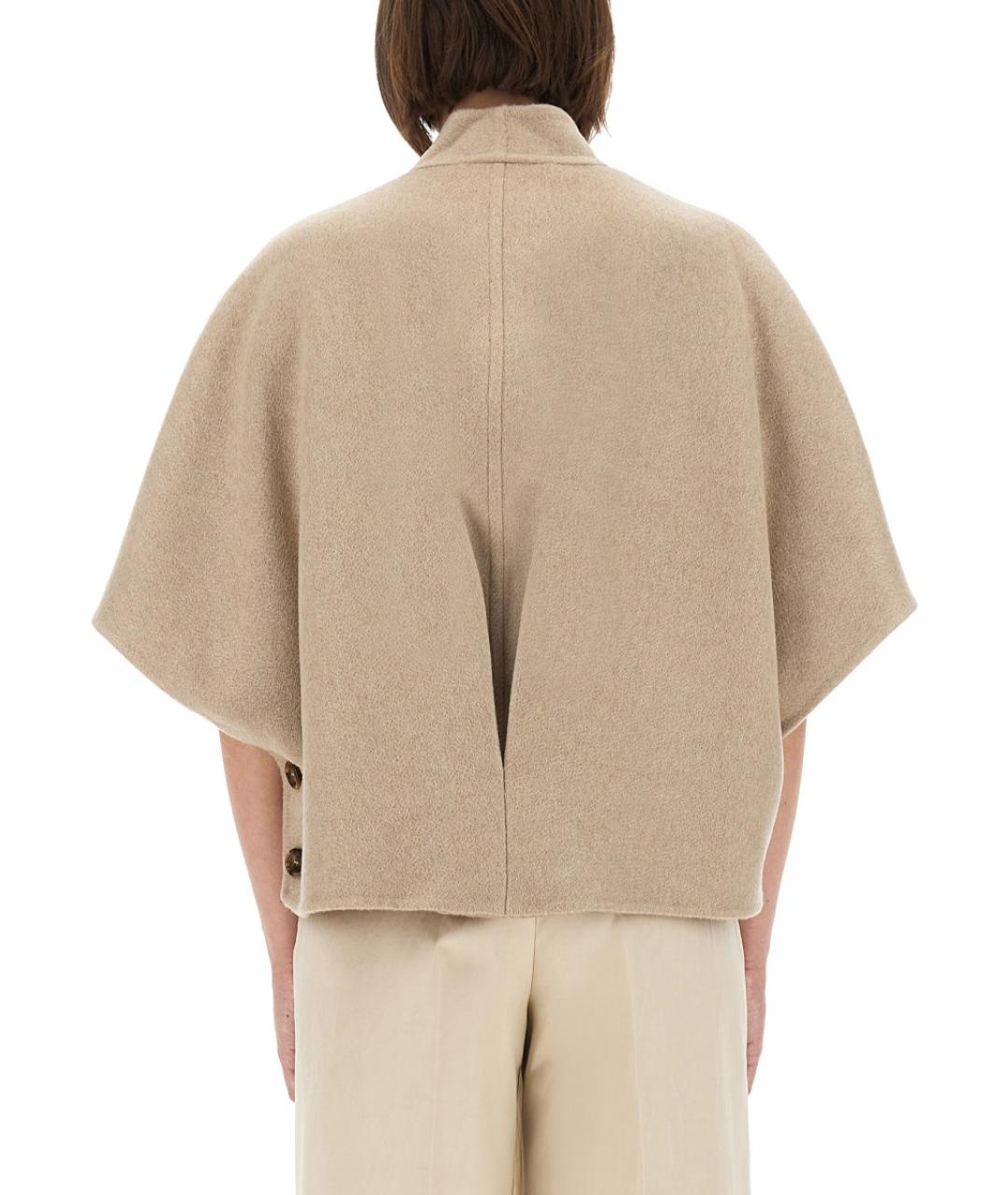 MAX MARA Бежевое кашемировое пальто, фото 4