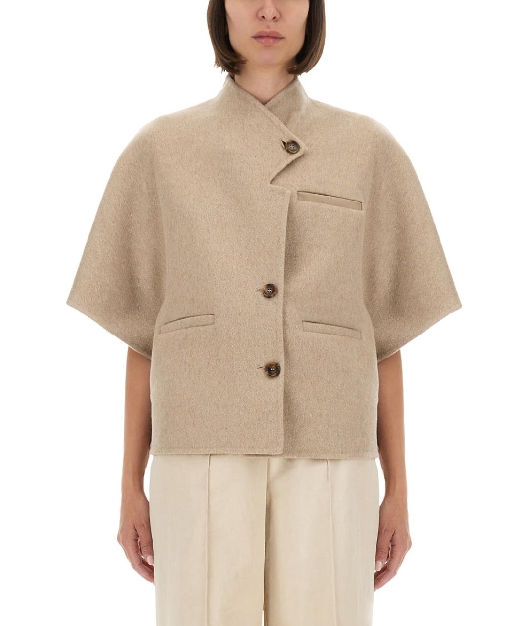 MAX MARA Бежевое кашемировое пальто, фото 2