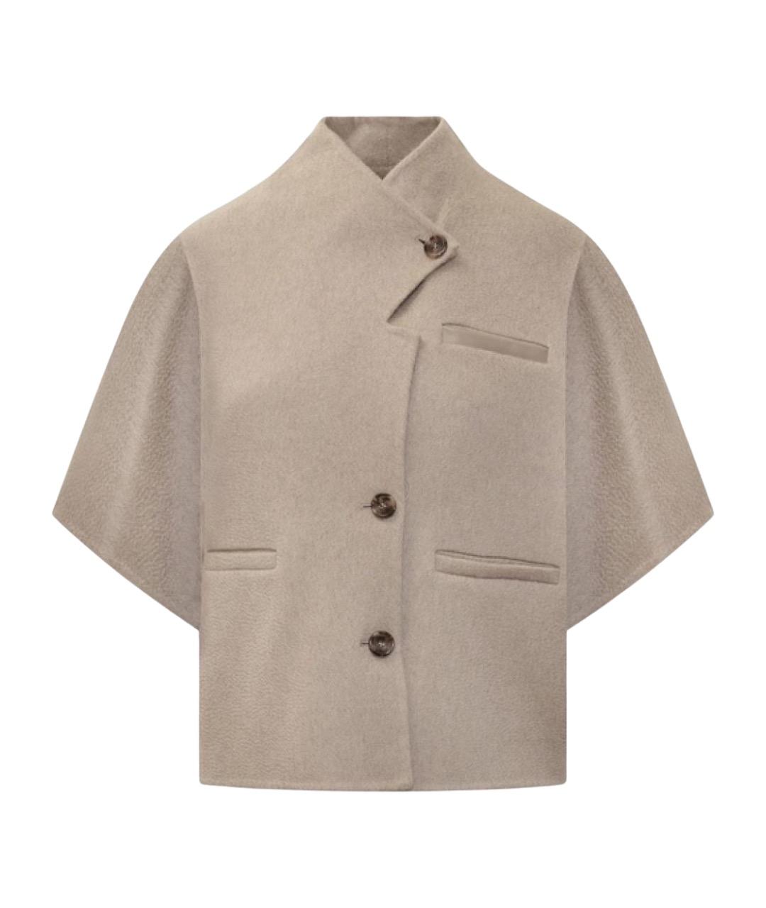 MAX MARA Бежевое кашемировое пальто, фото 1