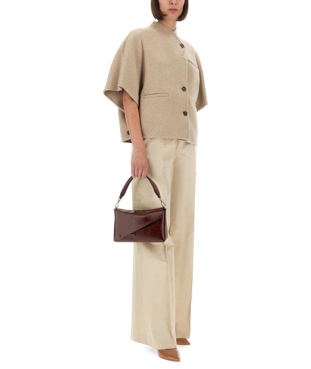 MAX MARA Бежевое кашемировое пальто, фото 3