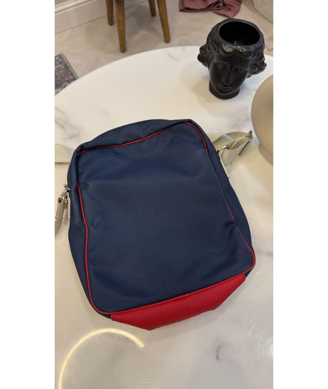 LACOSTE Темно-синяя сумка на плечо, фото 3