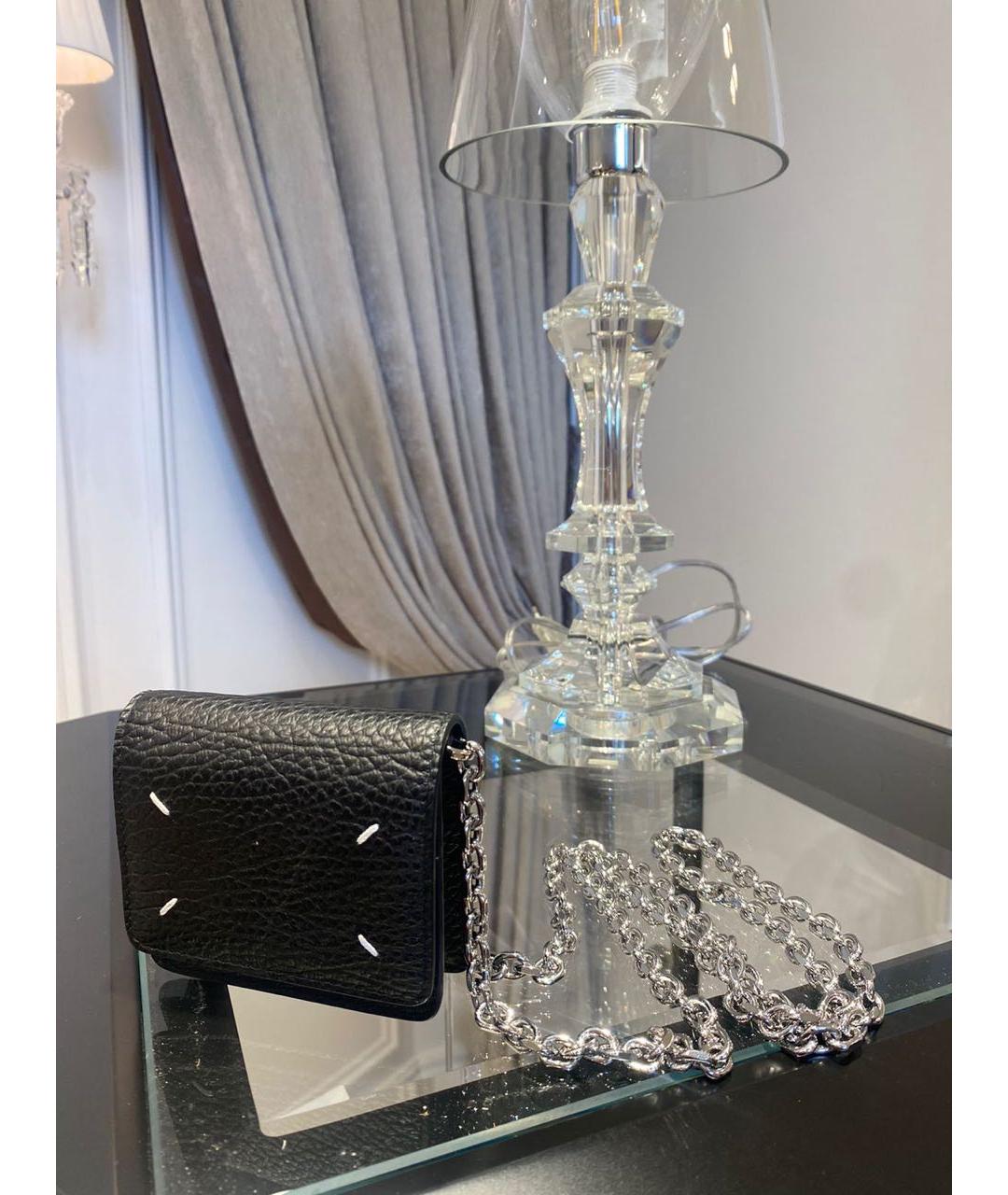 MAISON MARGIELA Черная сумка через плечо, фото 3