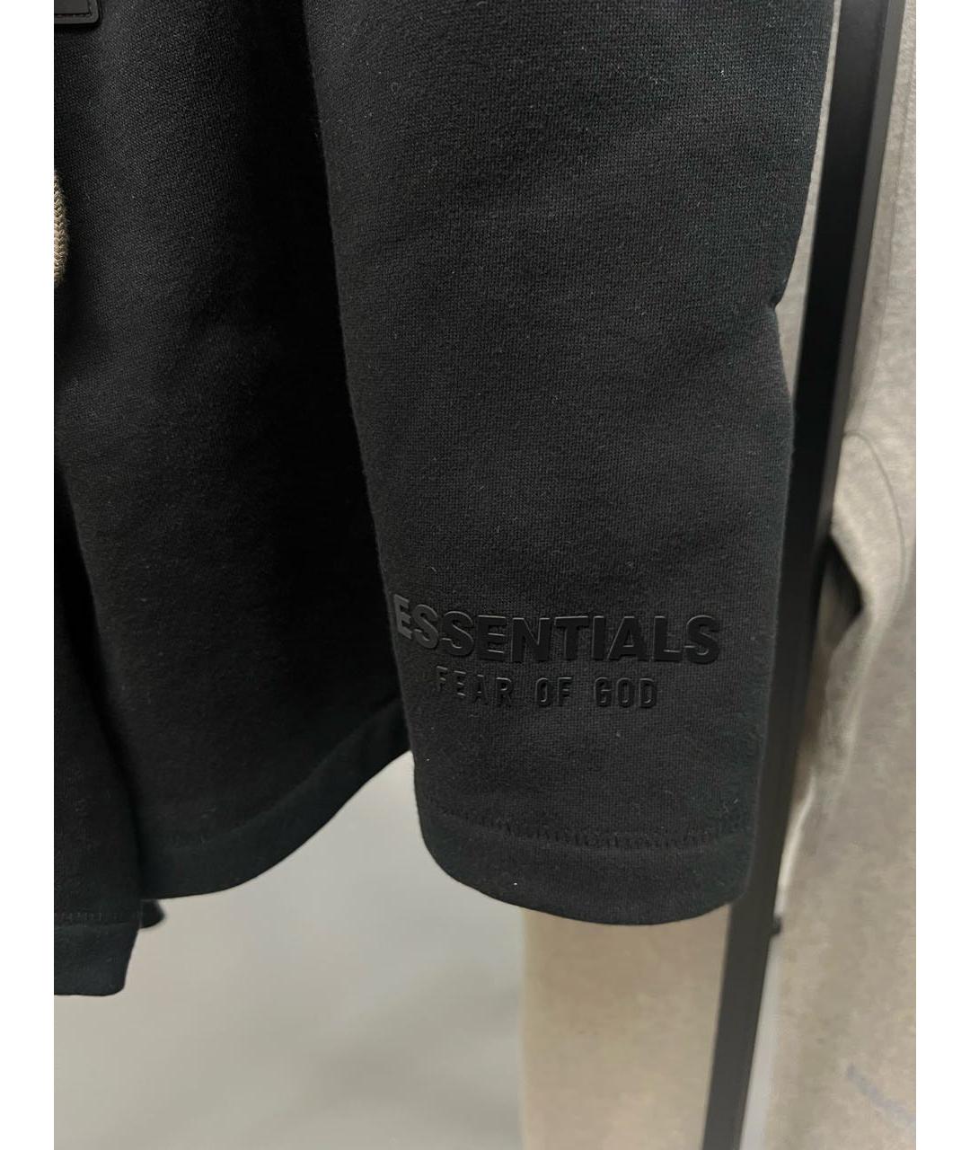 FEAR OF GOD ESSENTIALS Черные хлопковые шорты, фото 3