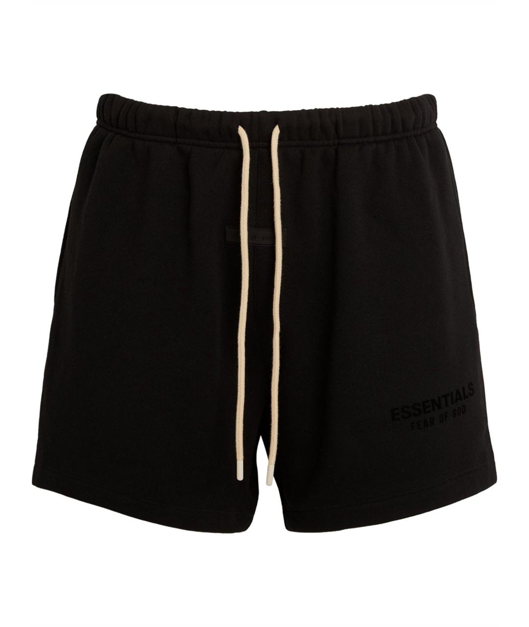 FEAR OF GOD ESSENTIALS Черные хлопковые шорты, фото 1