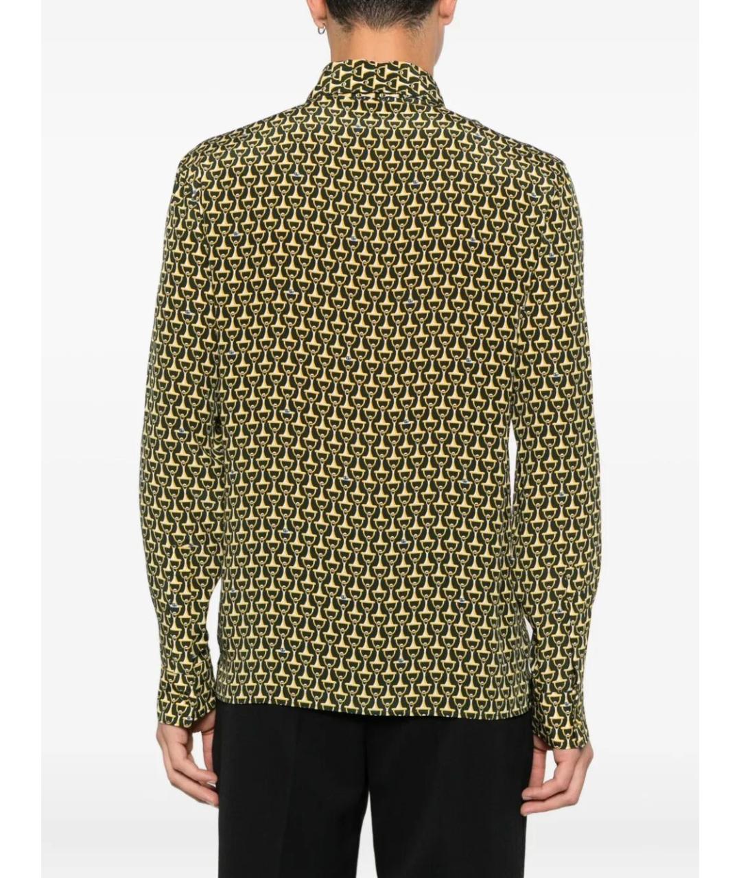 GUCCI Мульти шелковая кэжуал рубашка, фото 4