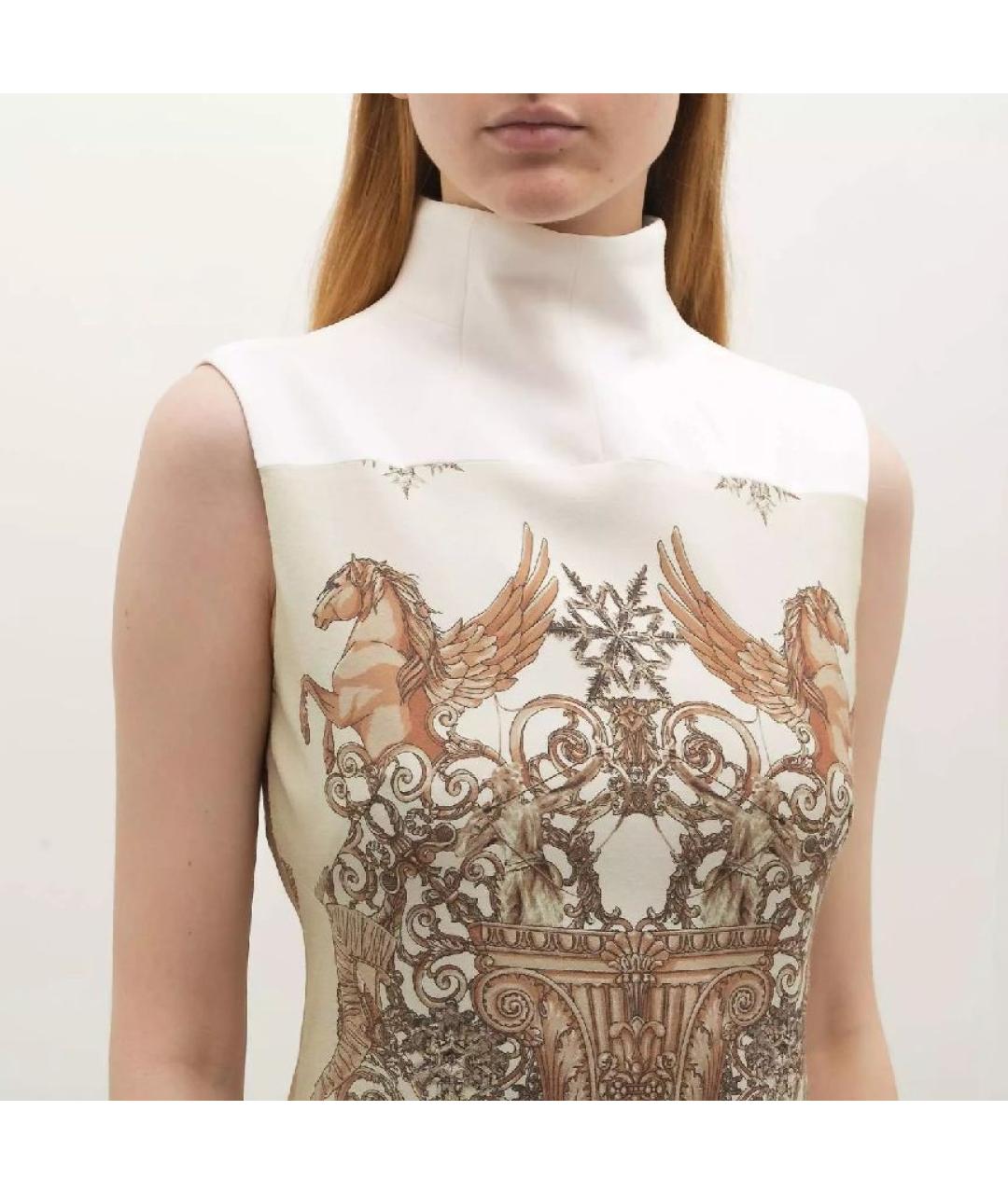 VERSACE COLLECTION Мульти вискозное вечернее платье, фото 4