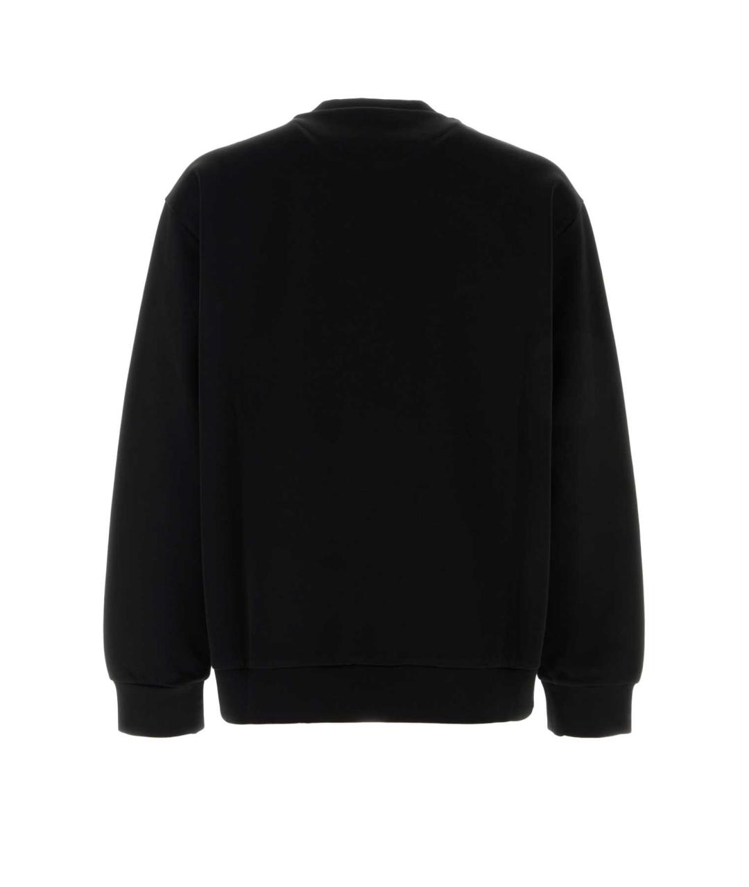 PRADA Черный хлопковый джемпер / свитер, фото 2