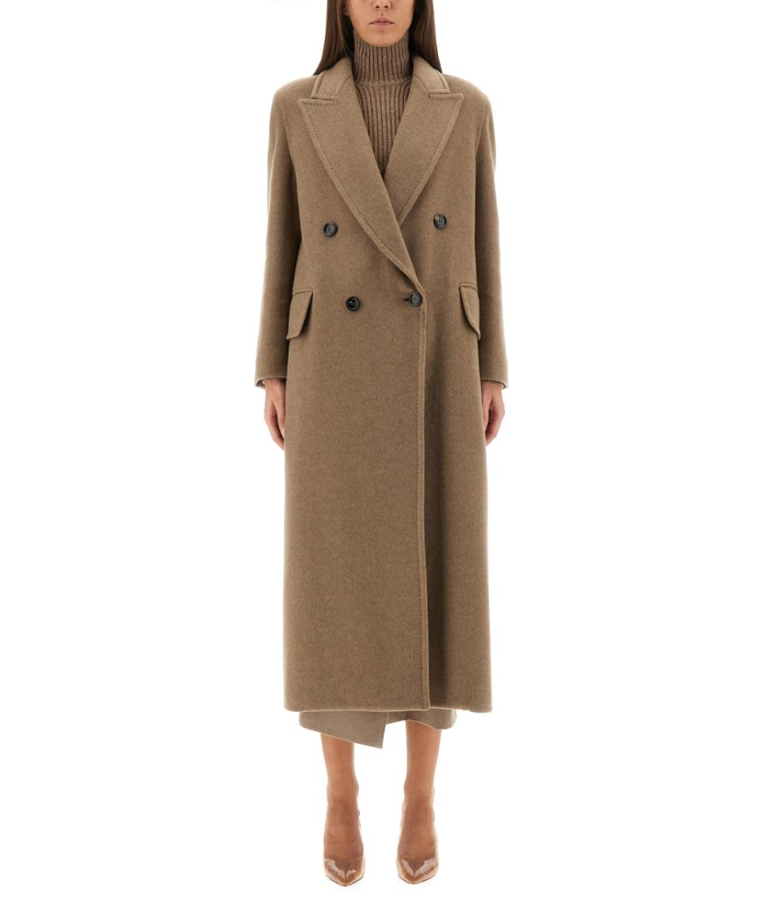 MAX MARA Бежевое кашемировое пальто, фото 2