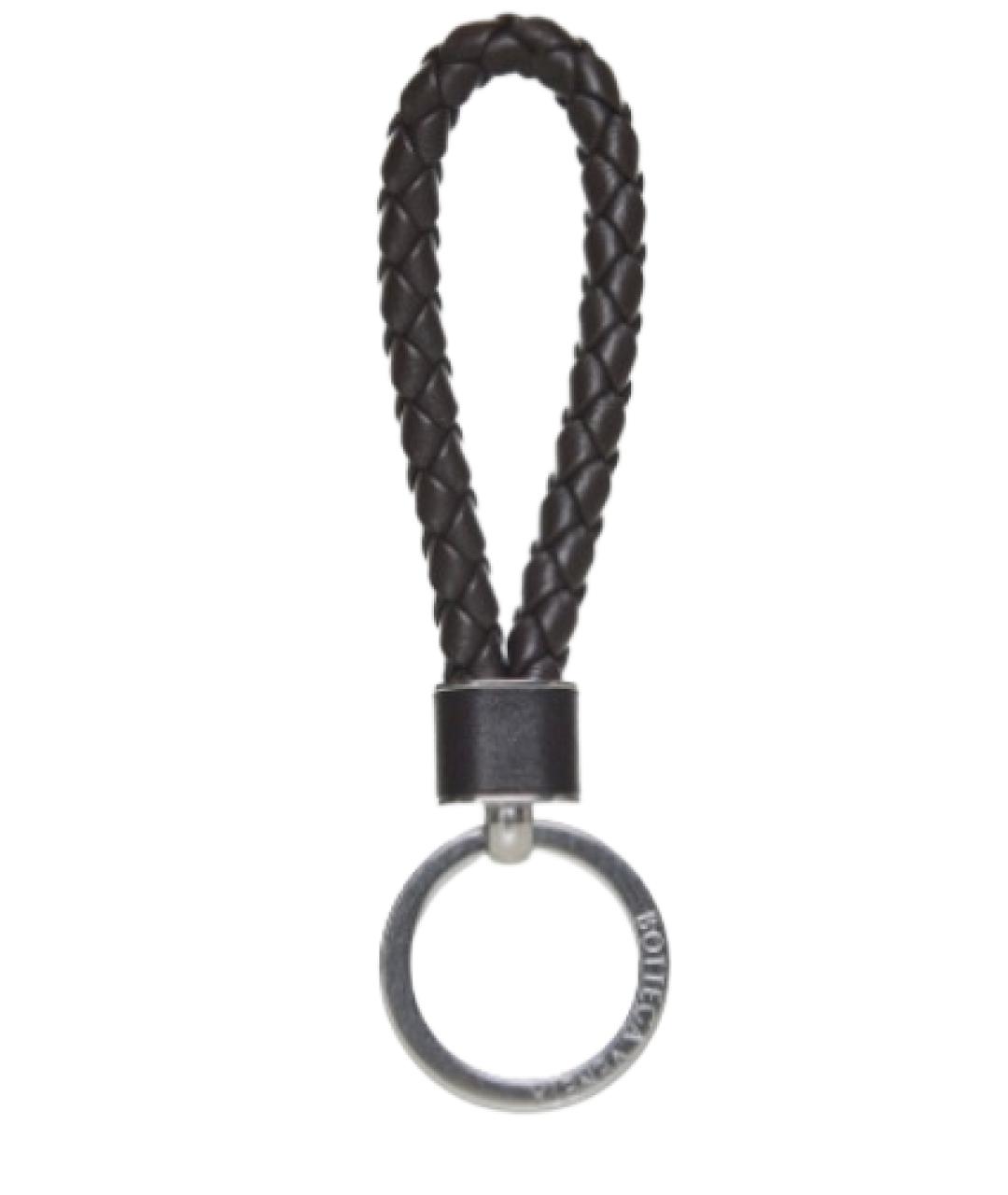 BOTTEGA VENETA Коричневый брелок, фото 1