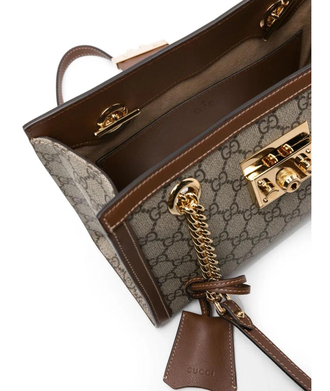 GUCCI Бежевая сумка тоут, фото 5