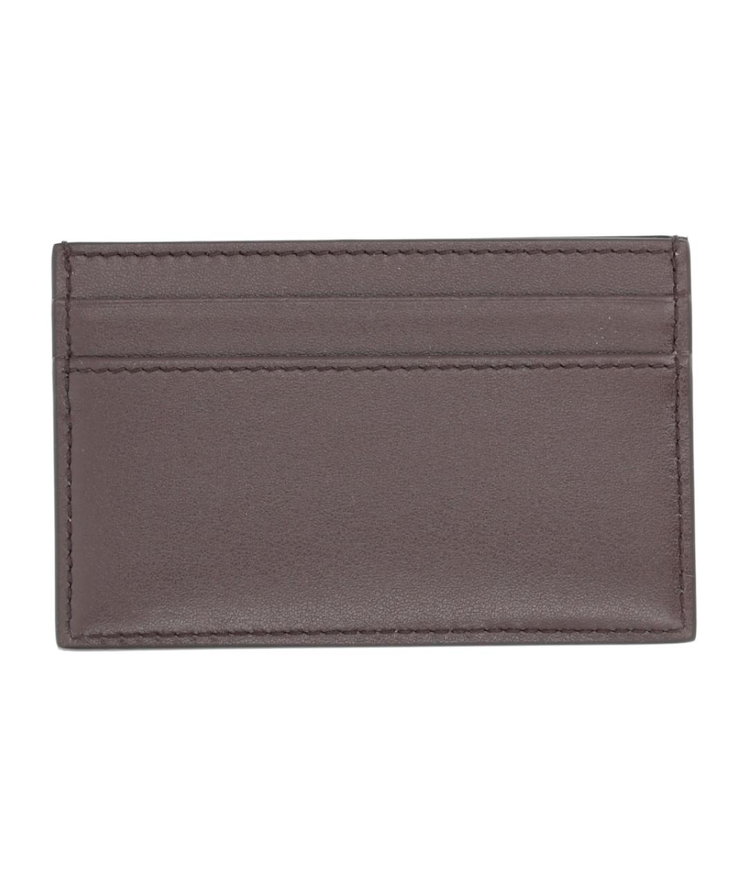 GUCCI Коричневый кожаный кардхолдер, фото 2