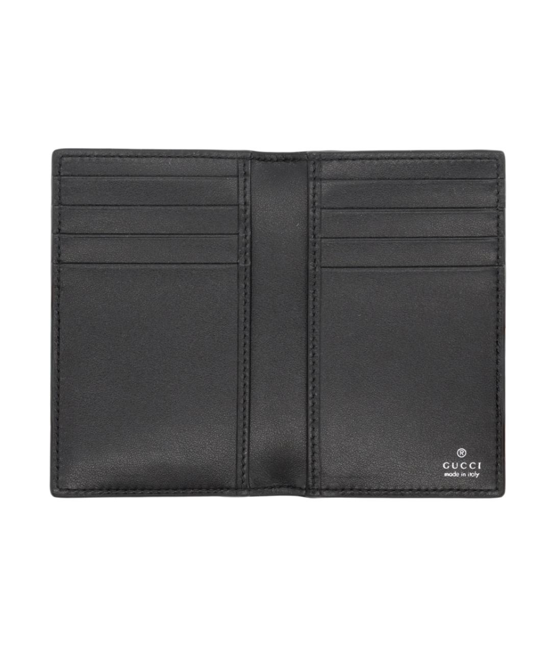 GUCCI Черный кожаный кардхолдер, фото 3