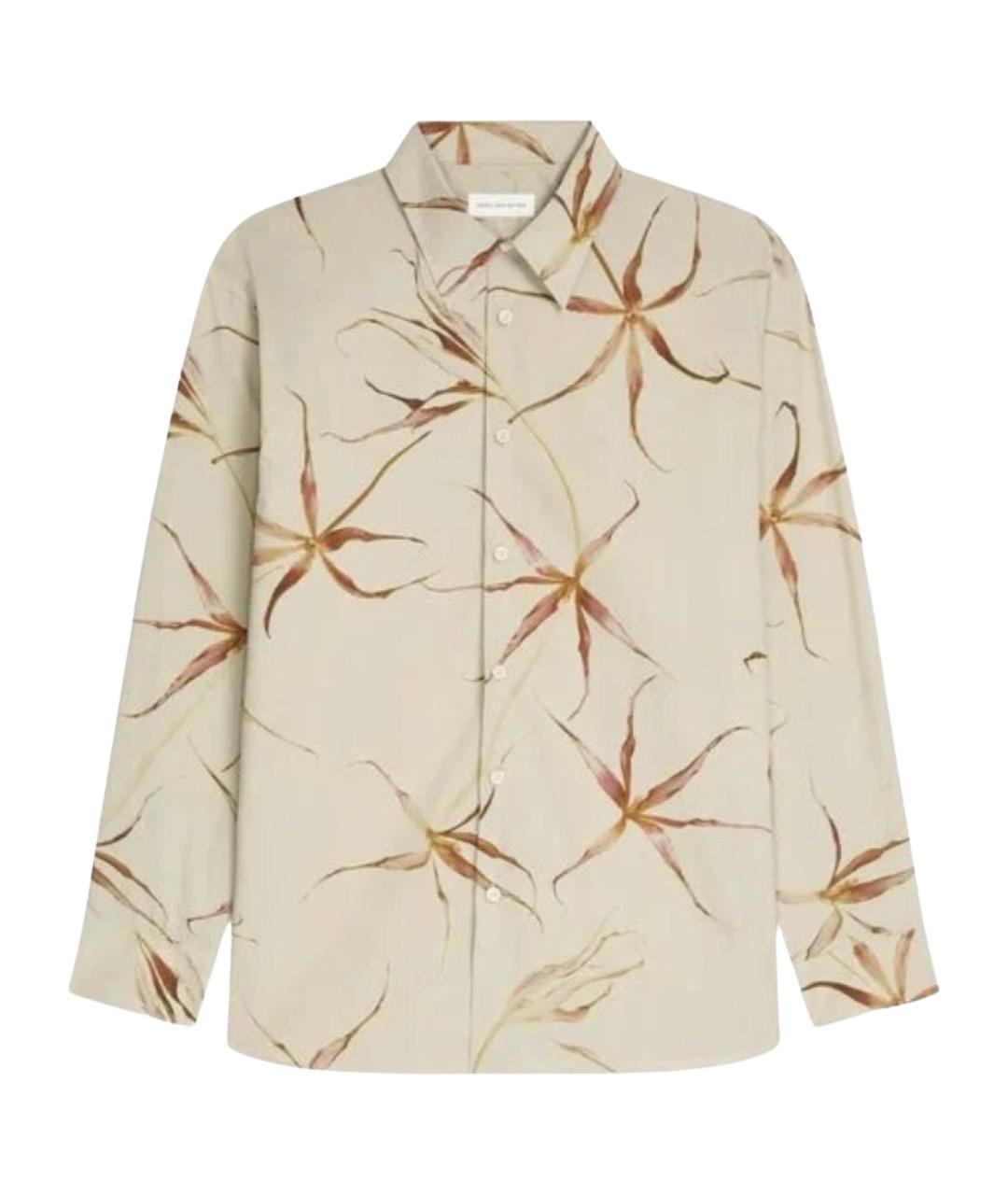 DRIES VAN NOTEN Мульти хлопковая кэжуал рубашка, фото 1