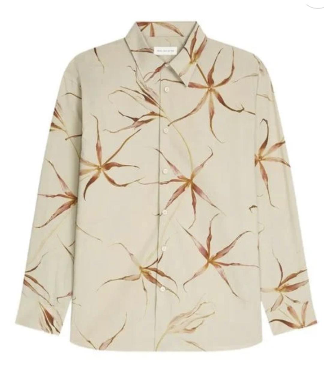 DRIES VAN NOTEN Мульти хлопковая кэжуал рубашка, фото 6