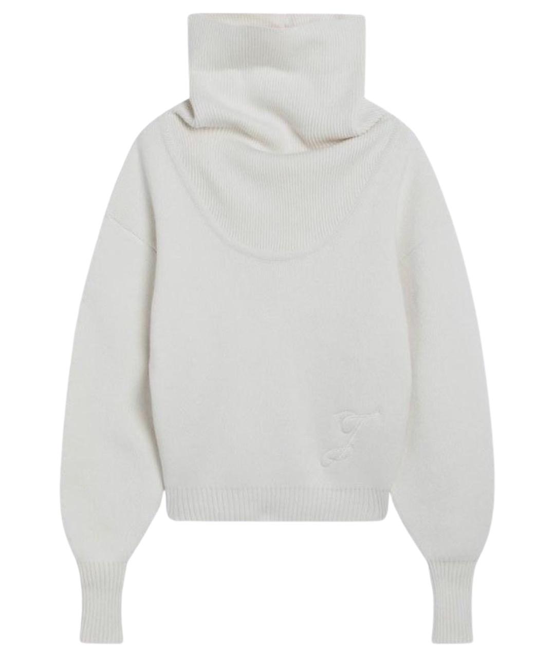 JACQUEMUS Белый шерстяной джемпер / свитер, фото 1